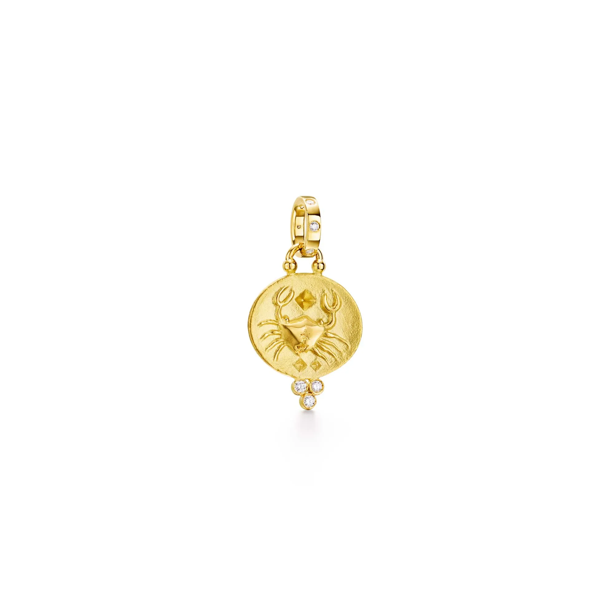 18K Cancer Pendant sold by TEMPLE ST CLAIR