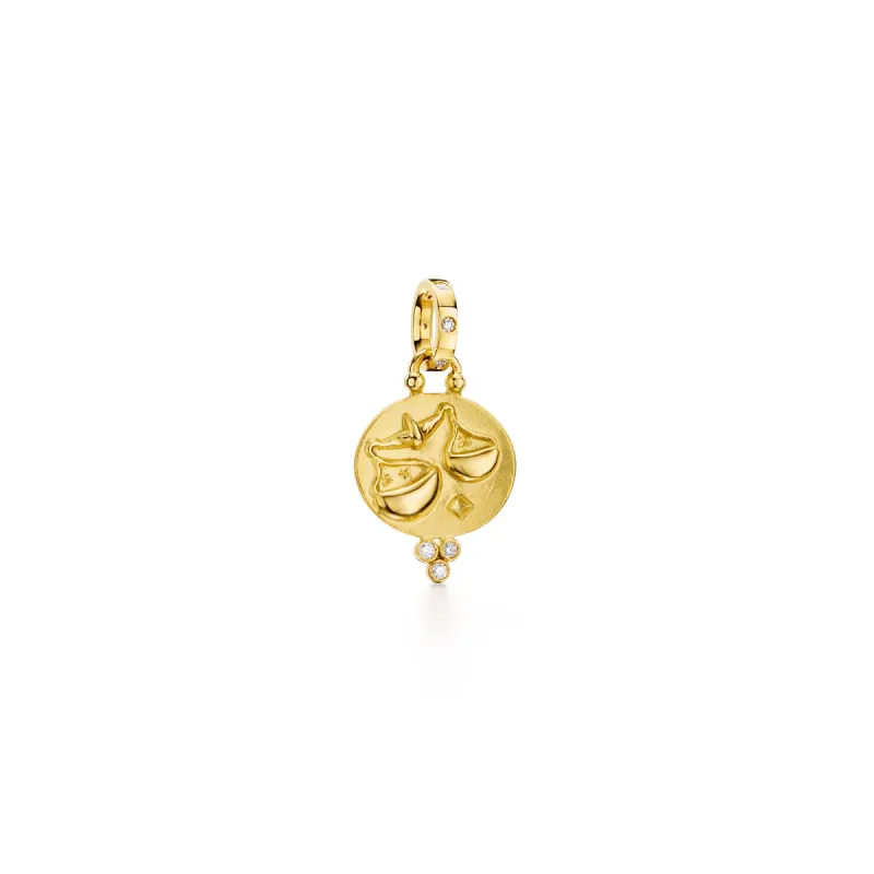 18K Libra Pendant sold by TEMPLE ST CLAIR