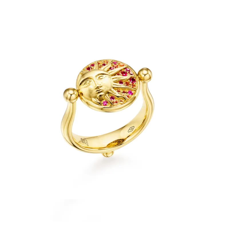 18K Eclipse Swivel Ring sold by TEMPLE ST CLAIR