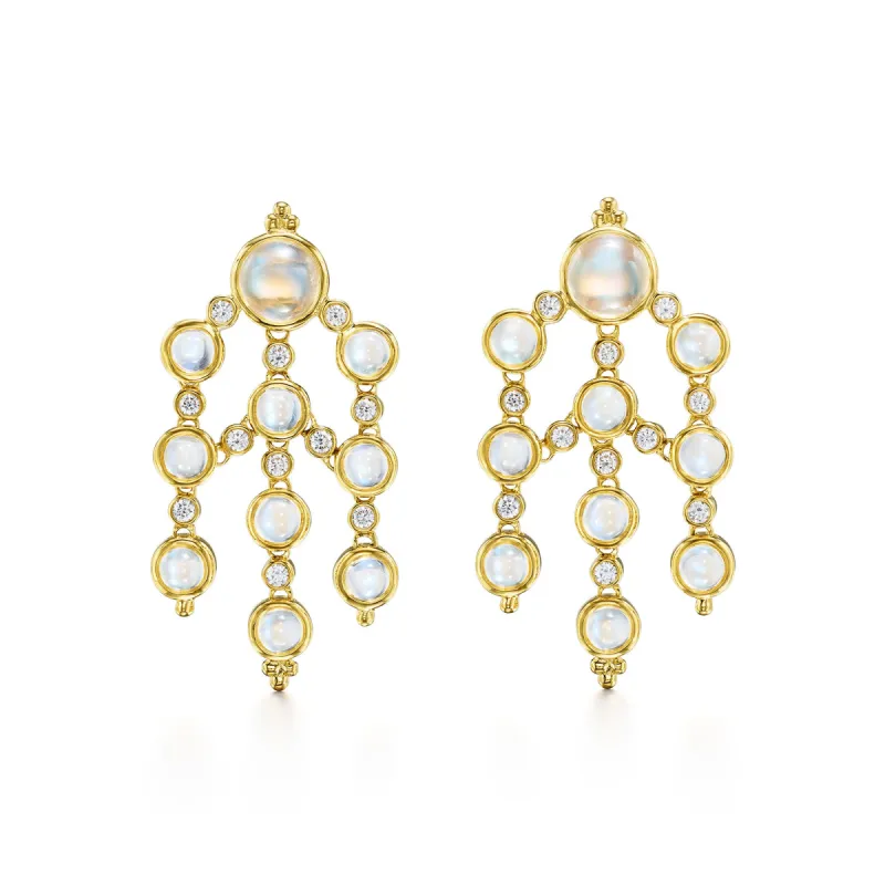 18K Galaxy Drop Earrings sold by TEMPLE ST CLAIR