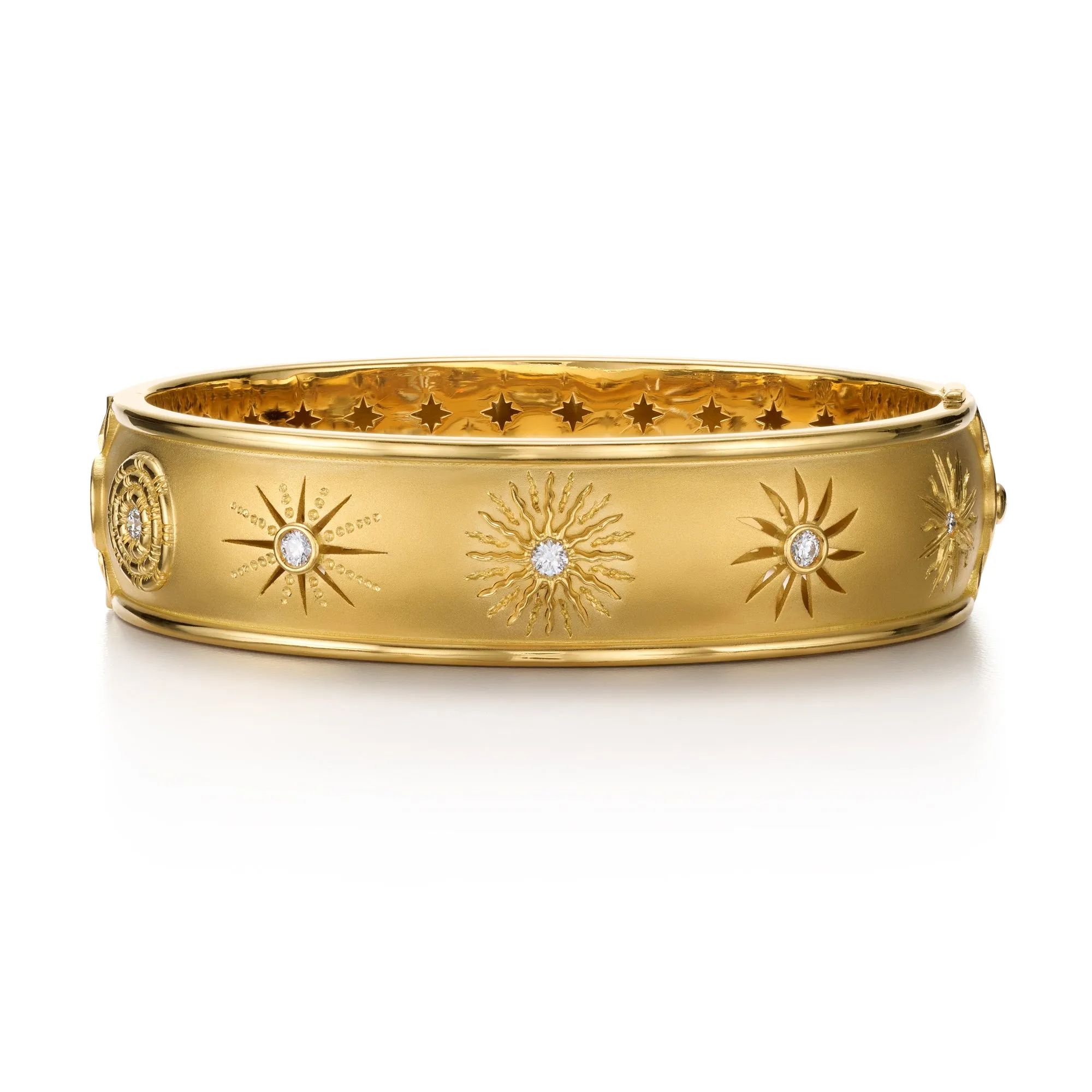 18K Diamond Starburst Bracelet sold by TEMPLE ST CLAIR product image thumbnail 2