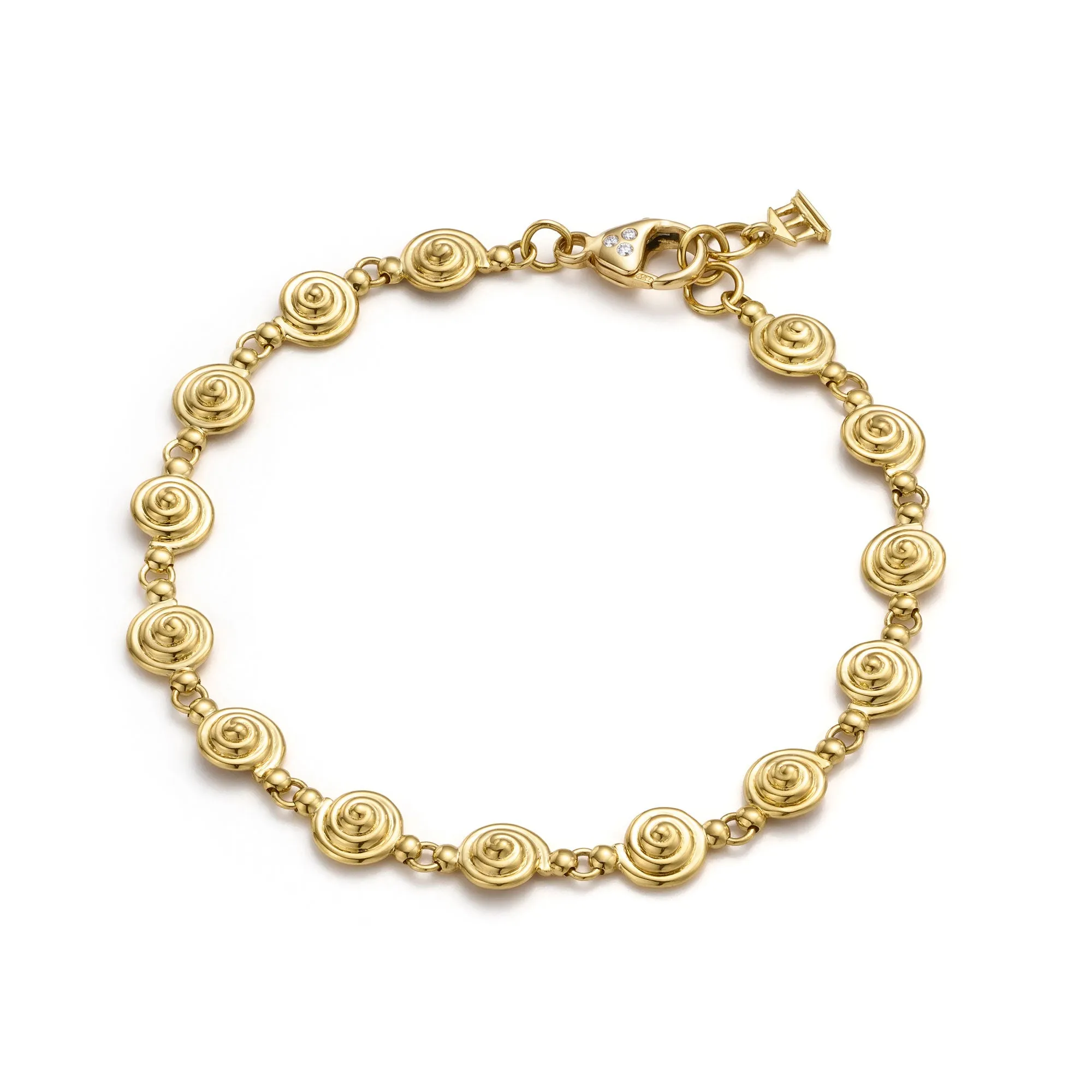 18K Spiral Bracelet sold by TEMPLE ST CLAIR