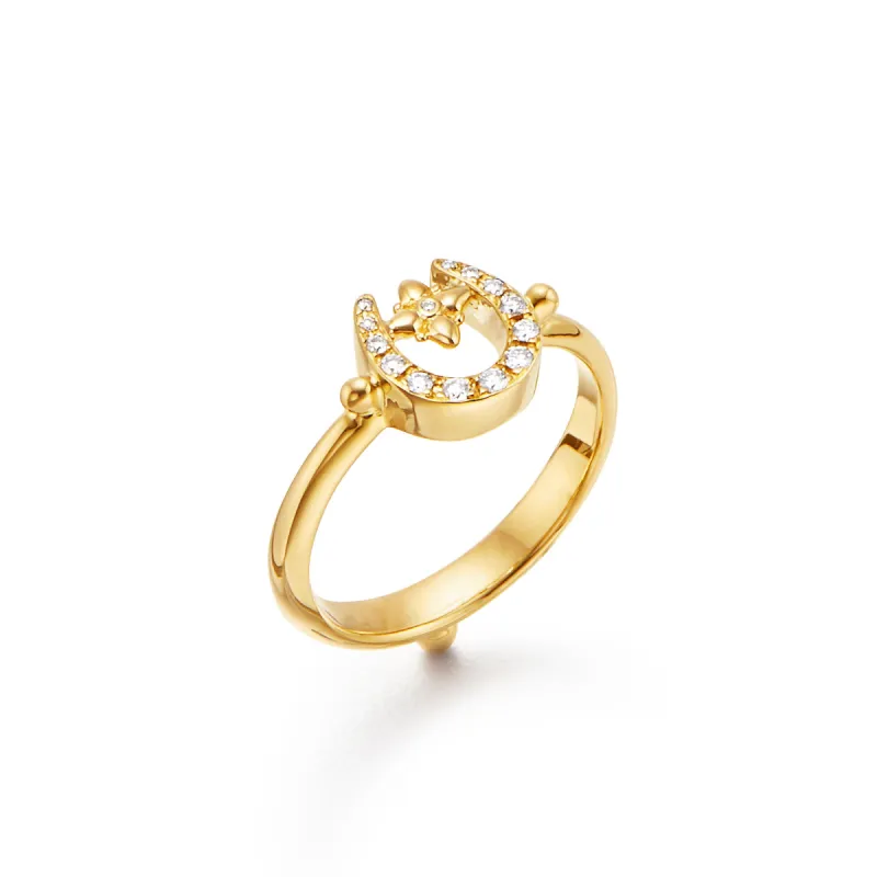 18K Horseshoe Ring sold by TEMPLE ST CLAIR