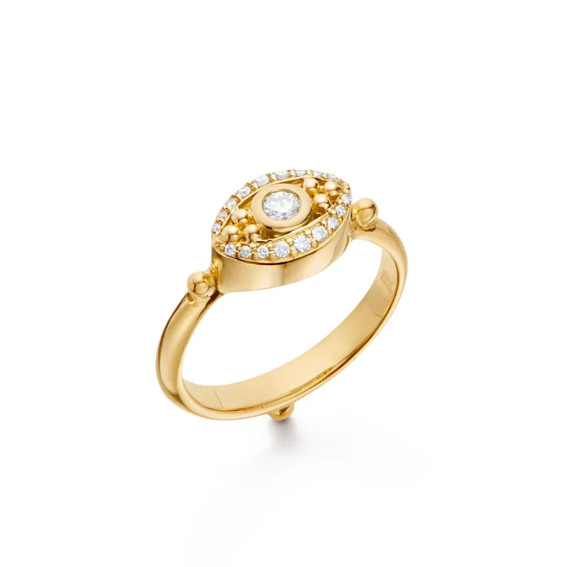18K Evil Eye Ring sold by TEMPLE ST CLAIR