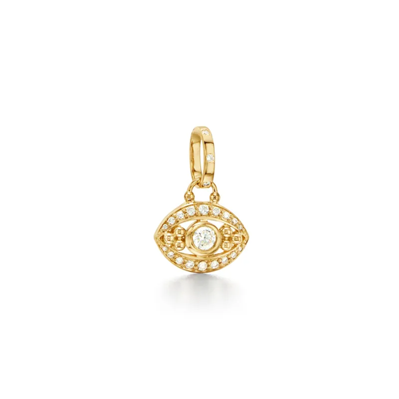 18K Evil Eye Pendant sold by TEMPLE ST CLAIR