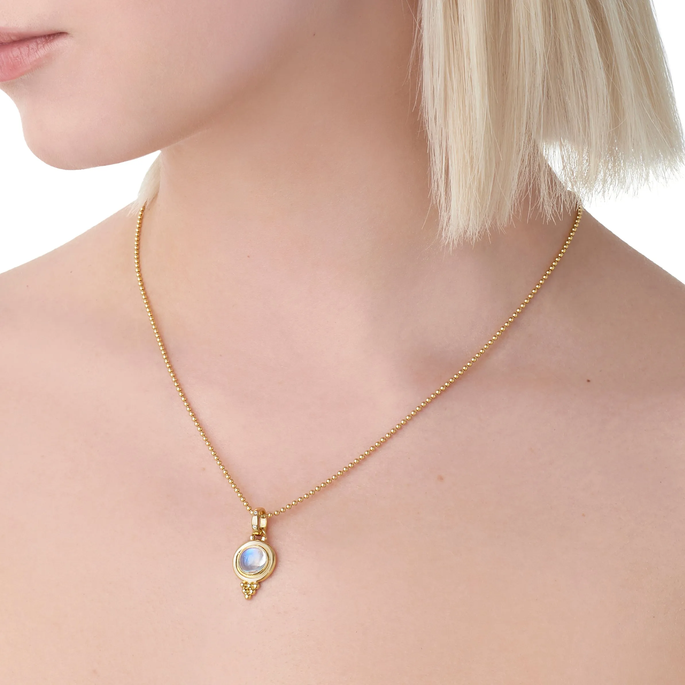 18K Classic Temple Pendant sold by TEMPLE ST CLAIR product image thumbnail 2