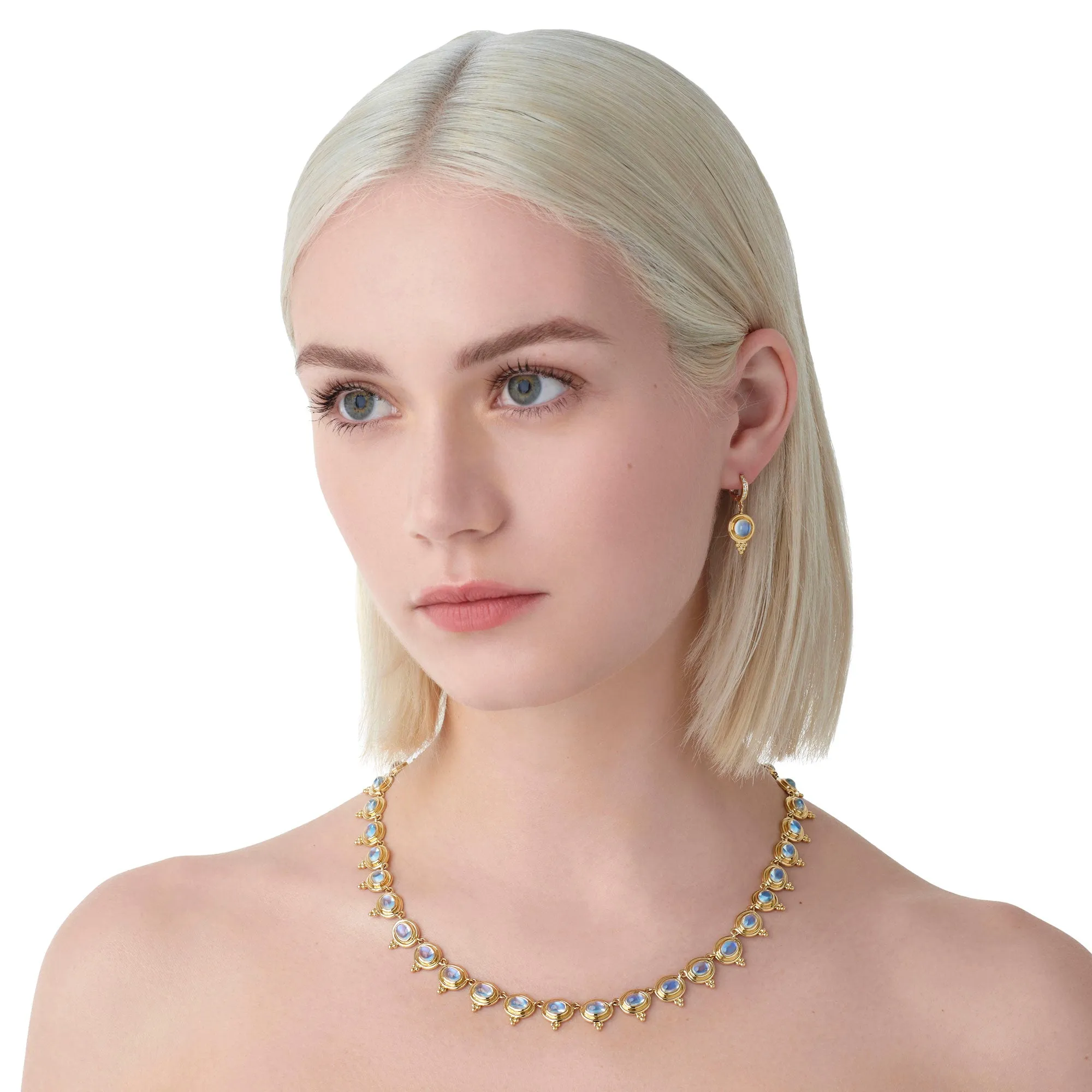 18K Classic Temple Necklace sold by TEMPLE ST CLAIR product image thumbnail 2