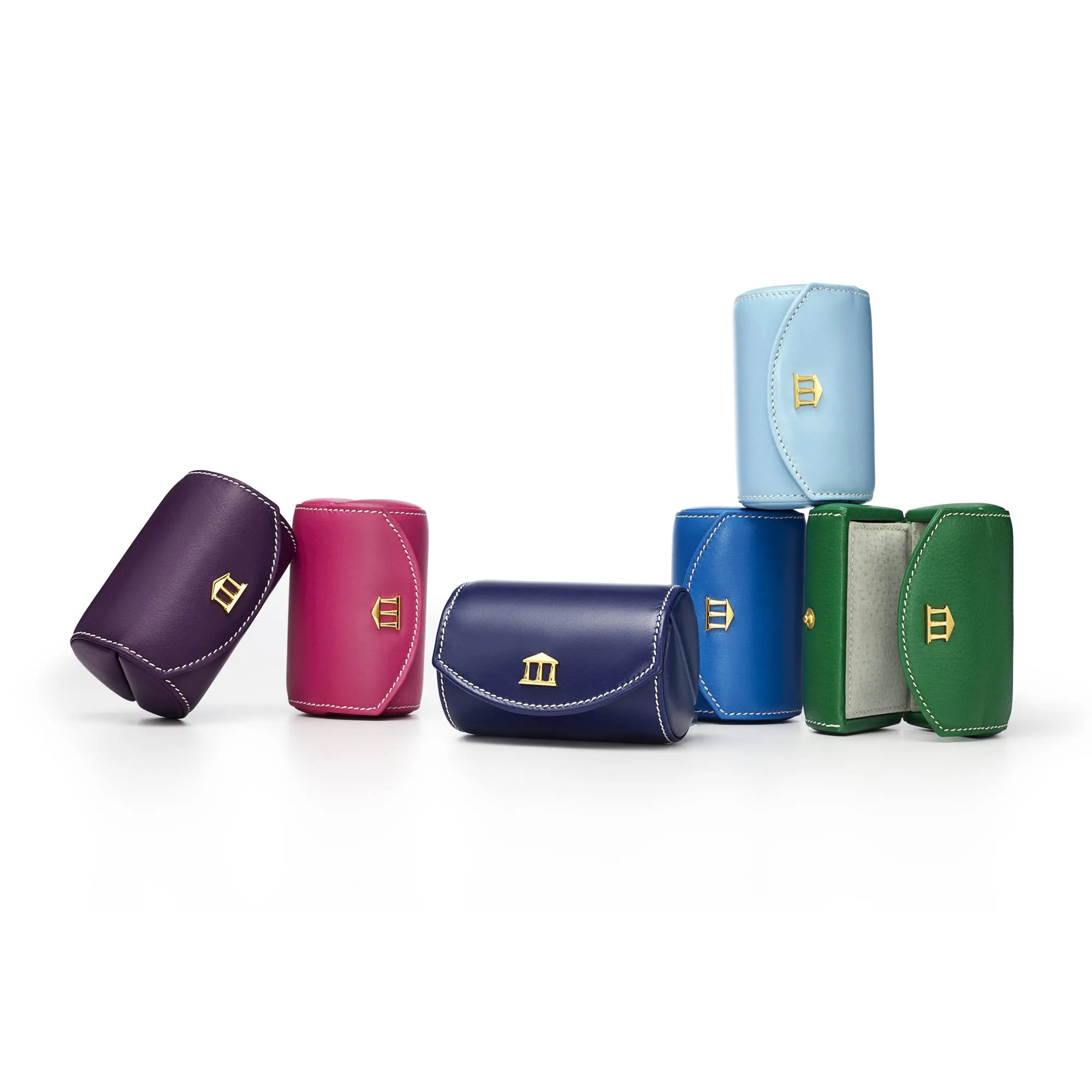 Small Leather Travel Roll sold by TEMPLE ST CLAIR product image thumbnail 2