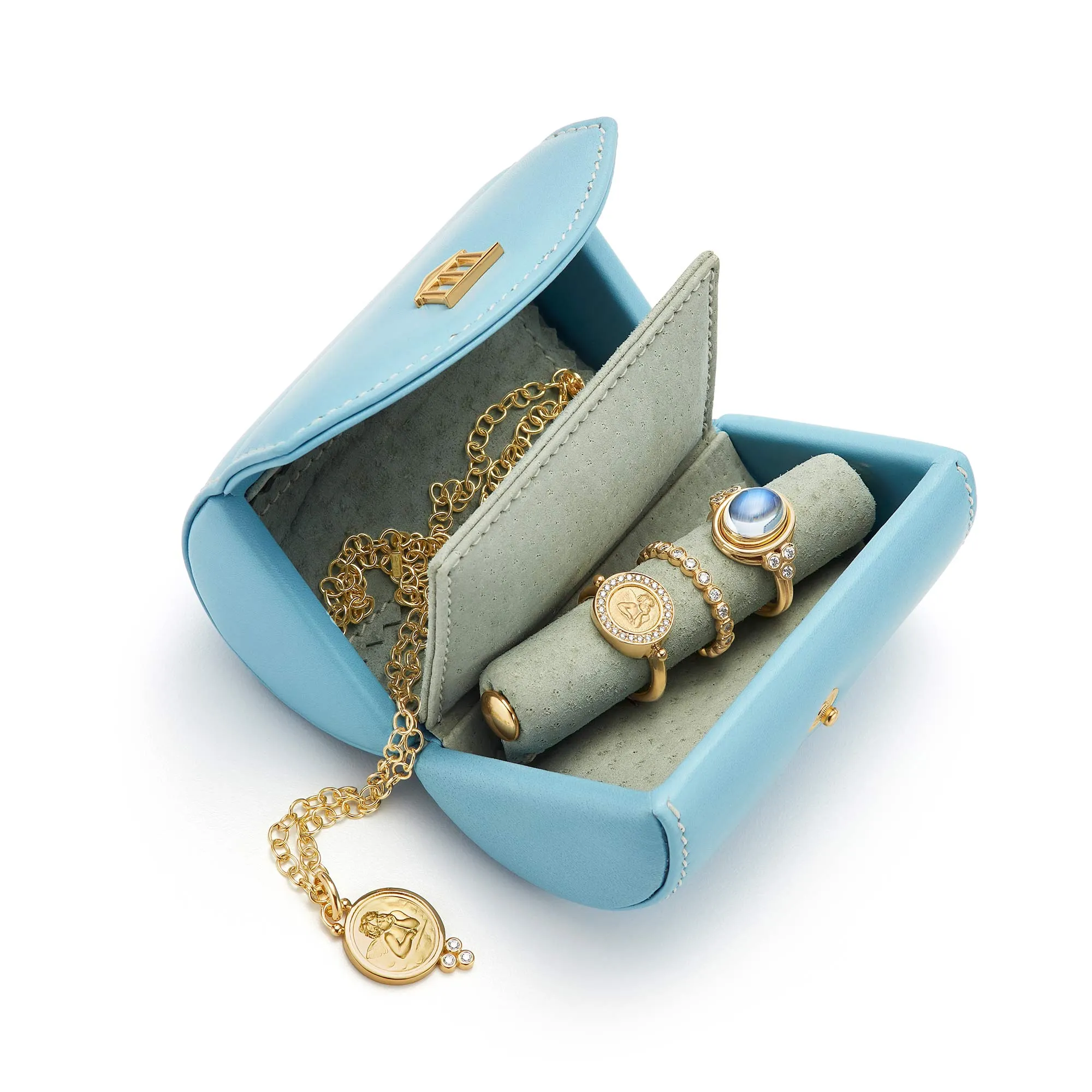 Small Leather Travel Roll sold by TEMPLE ST CLAIR