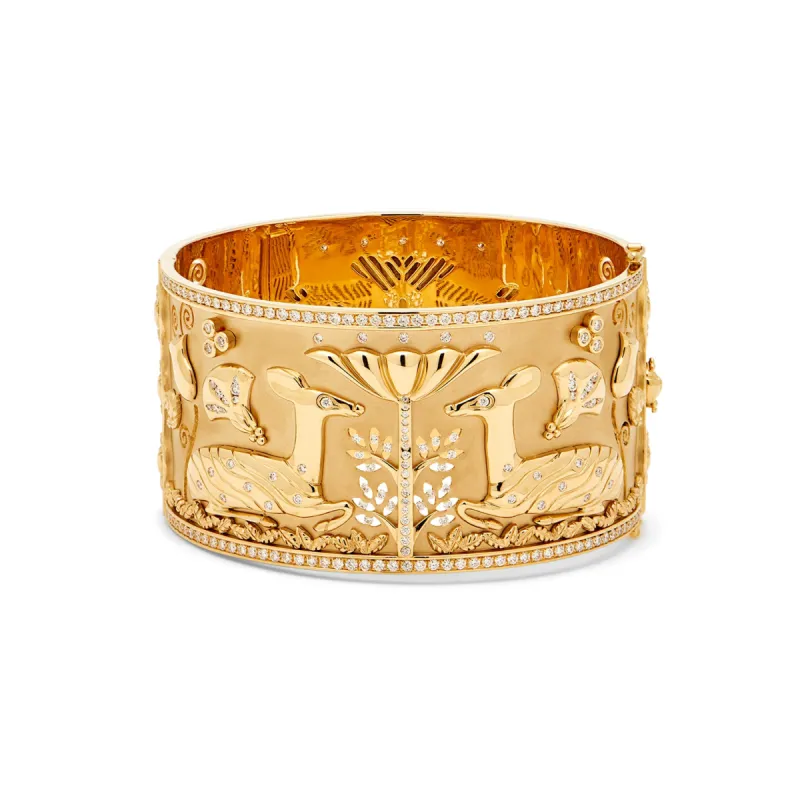 18K Deer Bracelet sold by TEMPLE ST CLAIR