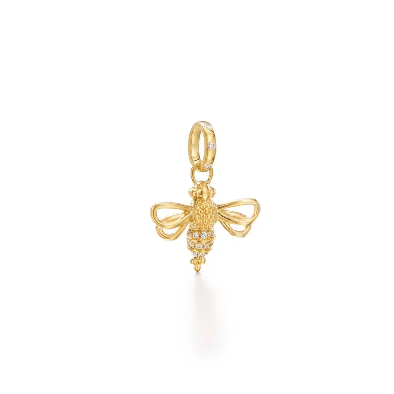 18K Resting Bee Pendant sold by TEMPLE ST CLAIR
