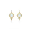 18K Halo Earrings sold by TEMPLE ST CLAIR