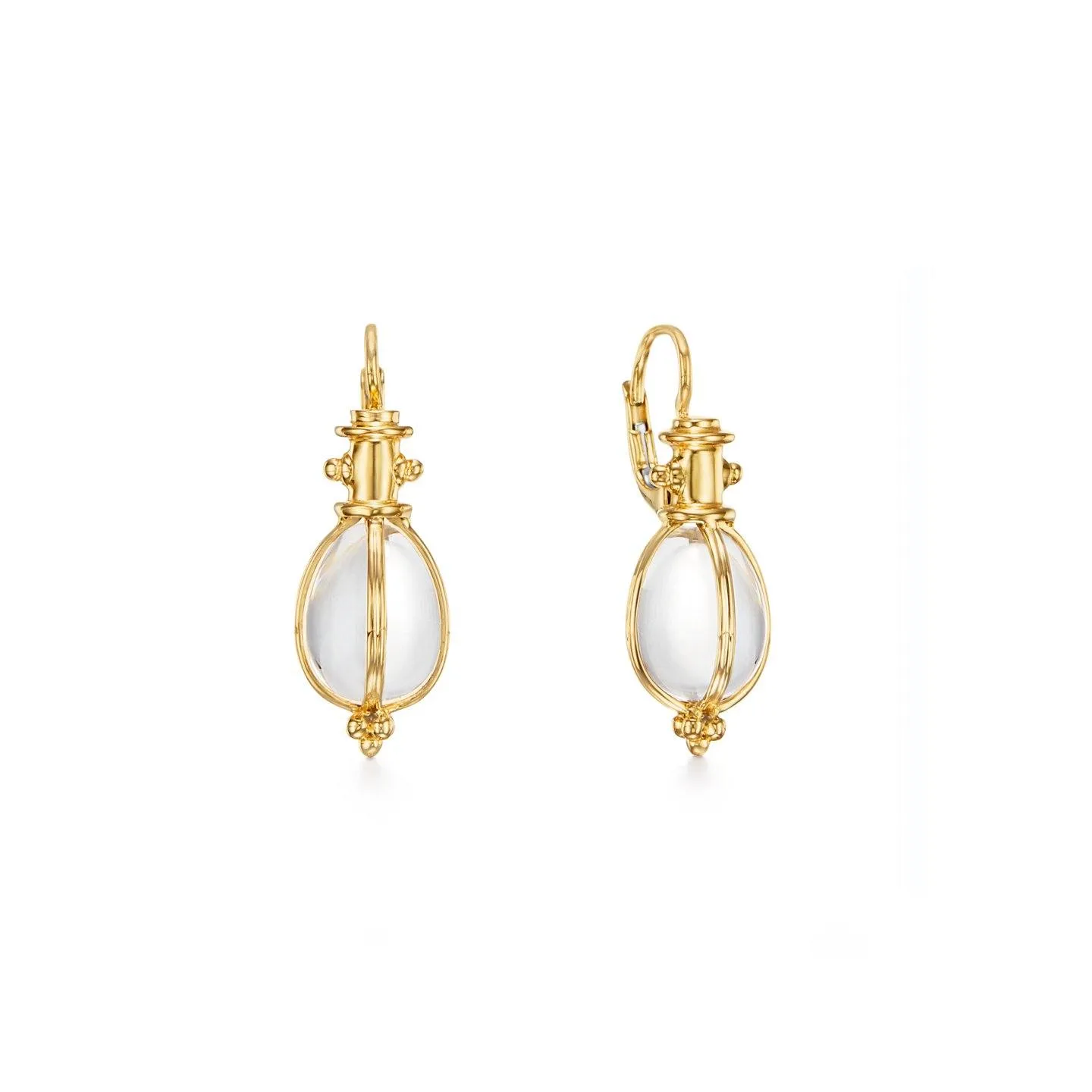 18K Classic Amulet Earrings sold by TEMPLE ST CLAIR