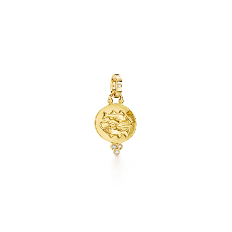 18K Pisces Pendant sold by TEMPLE ST CLAIR
