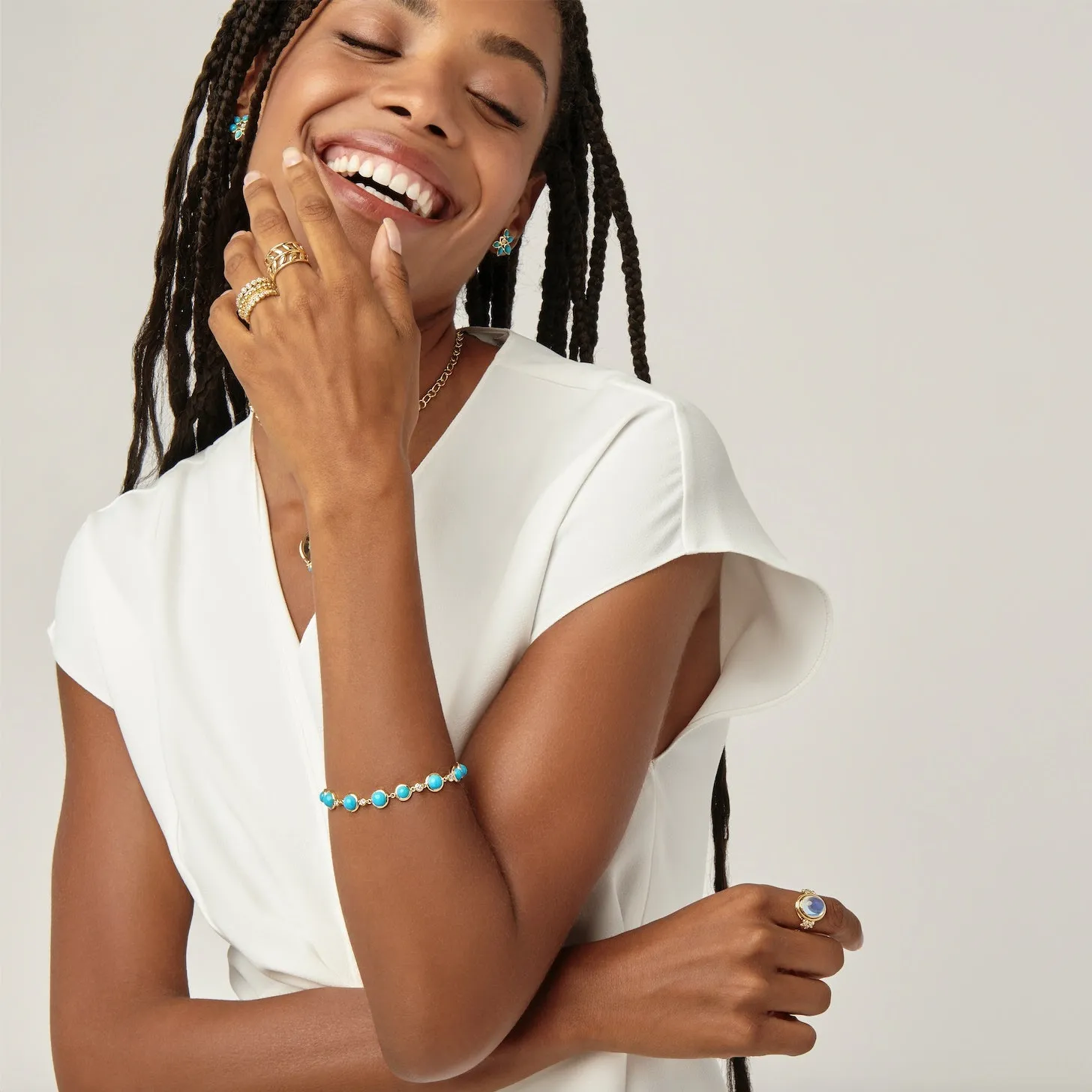 18K Vine Ring sold by TEMPLE ST CLAIR product image thumbnail 5