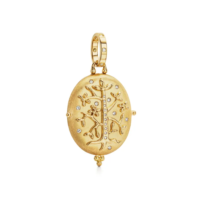 18K Tree of Life Locket sold by TEMPLE ST CLAIR