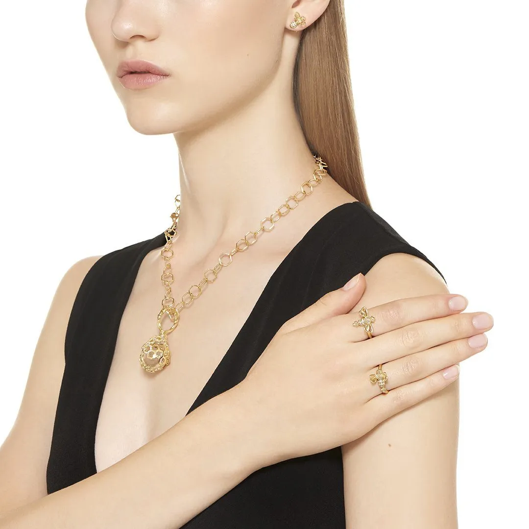 18K Resting Bee Ring sold by TEMPLE ST CLAIR product image thumbnail 2