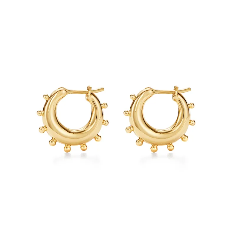 18K Yoga Hoops sold by TEMPLE ST CLAIR