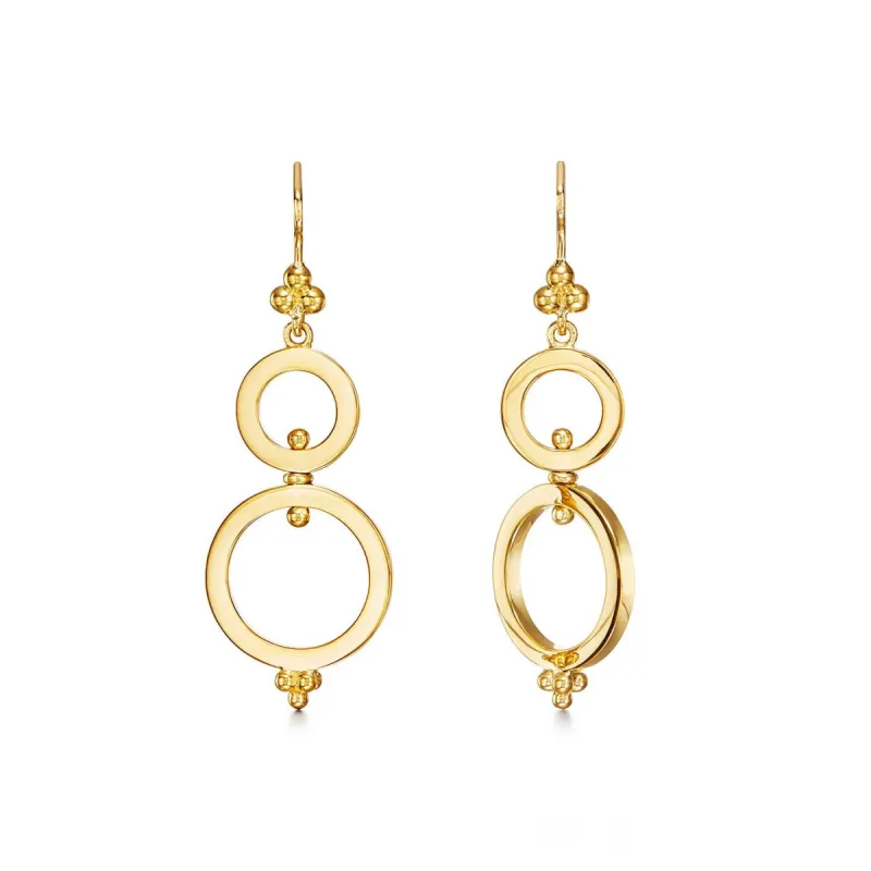 18K Spin Earrings sold by TEMPLE ST CLAIR