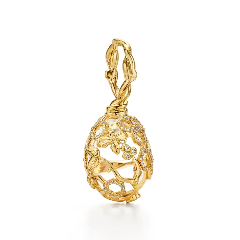 18K Beehive Amulet sold by TEMPLE ST CLAIR