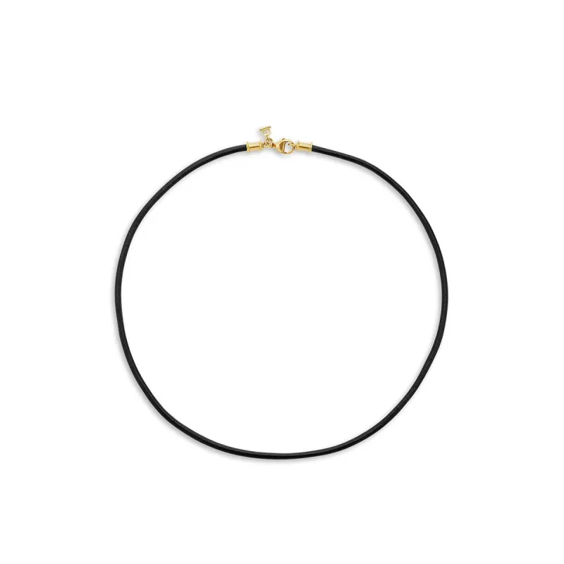 18K Black Leather Cord sold by TEMPLE ST CLAIR