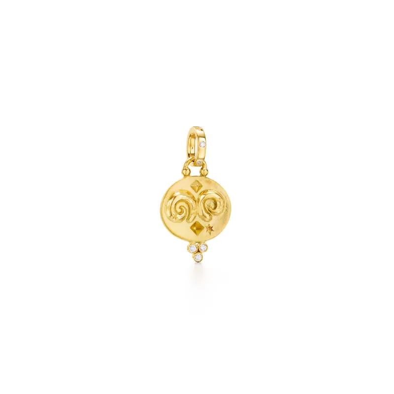 18K Aries Pendant sold by TEMPLE ST CLAIR