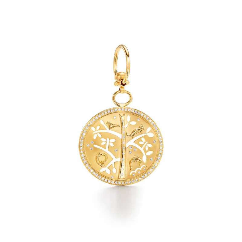 18K Small Tree of Life Pendant sold by TEMPLE ST CLAIR