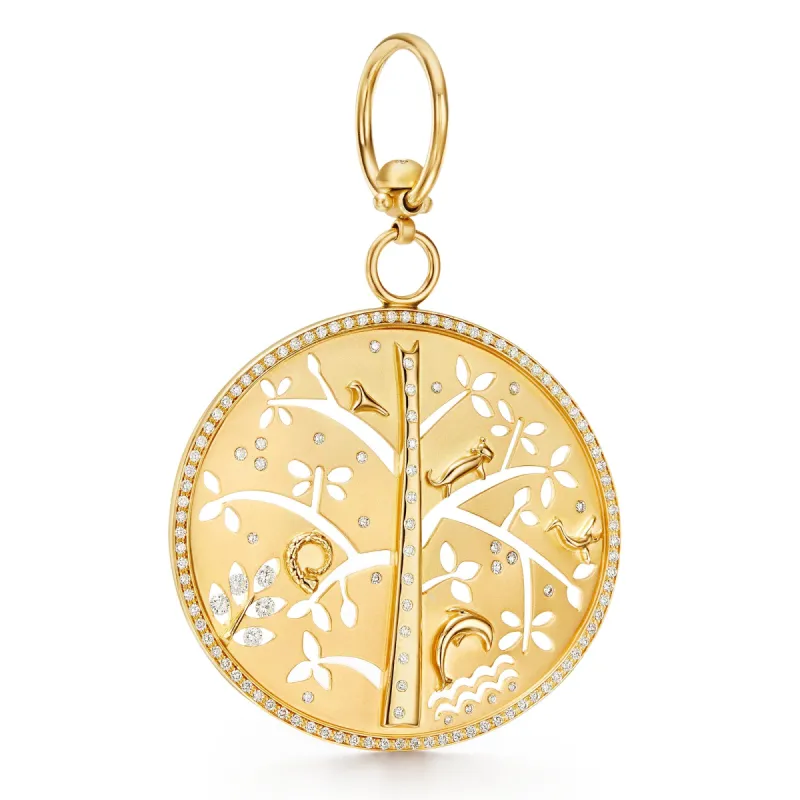 18K Large Tree of Life Pendant sold by TEMPLE ST CLAIR