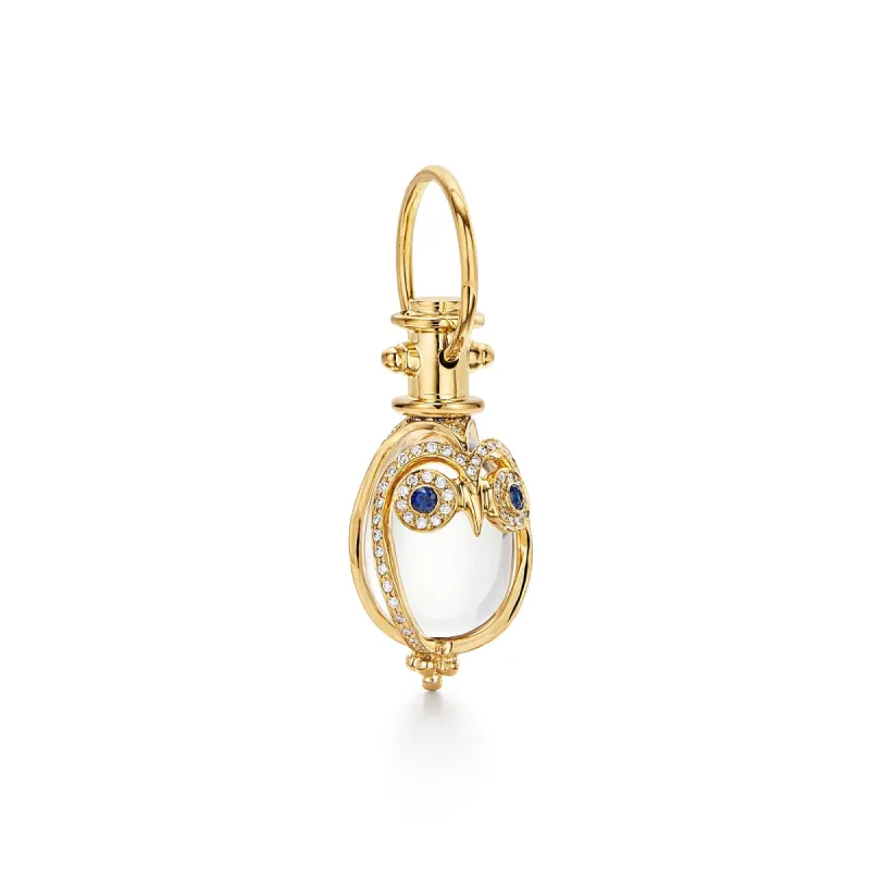 18K Owl Amulet sold by TEMPLE ST CLAIR