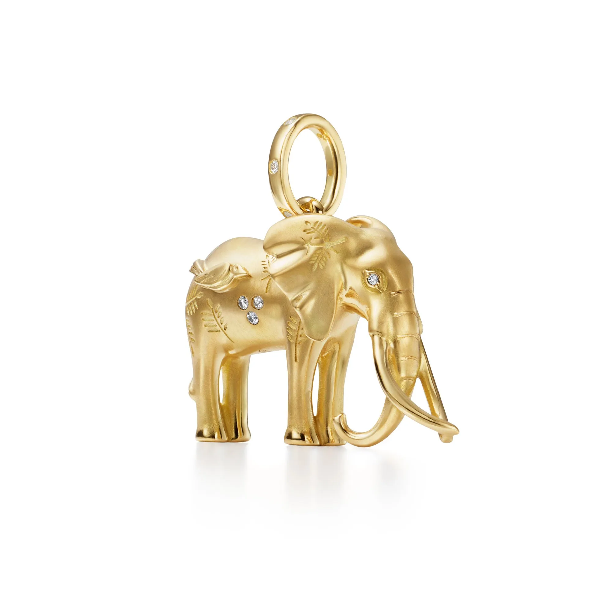 18K Tembo Elephant Pendant sold by TEMPLE ST CLAIR product image thumbnail 3