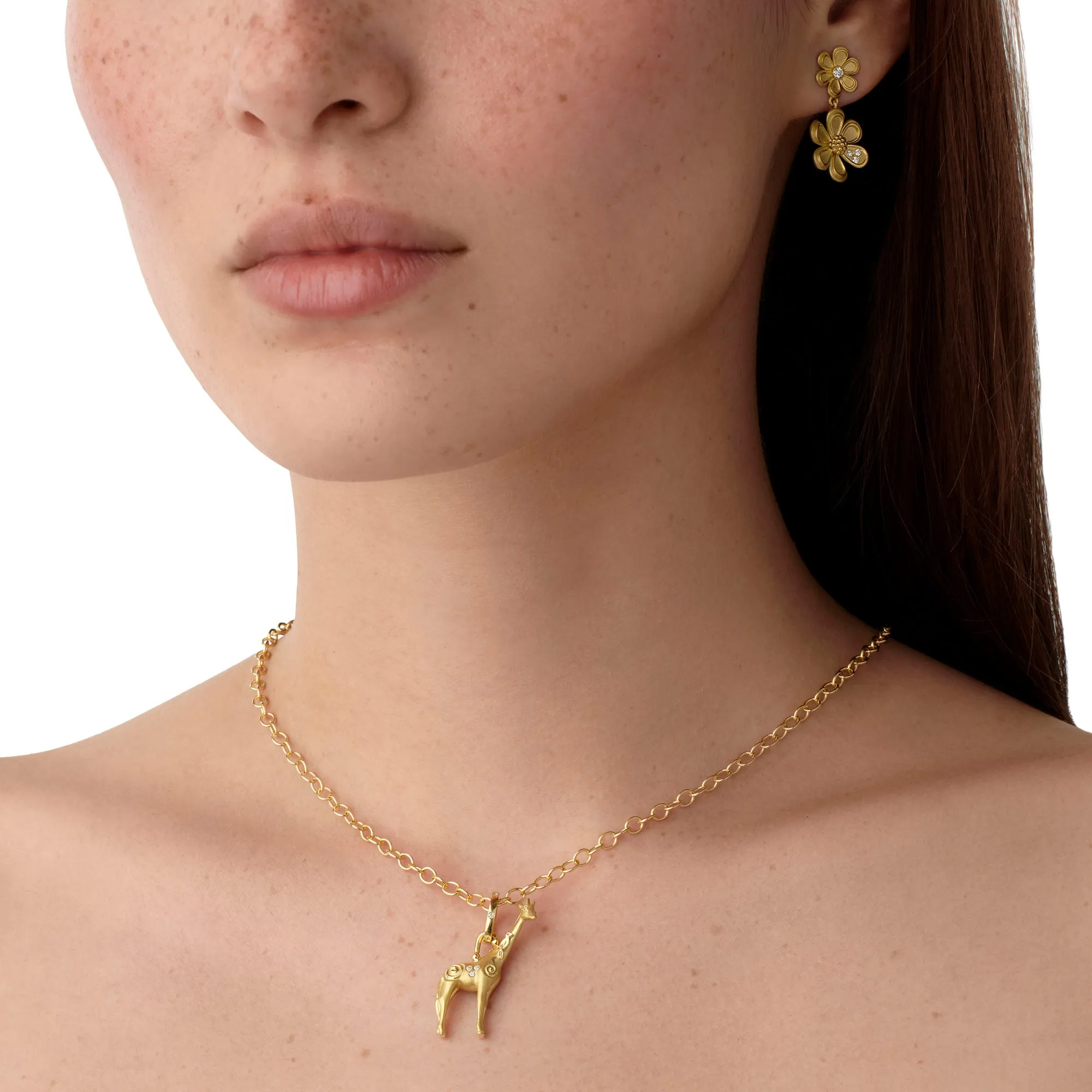 18K Twiga Giraffe Pendant sold by TEMPLE ST CLAIR product image thumbnail 2