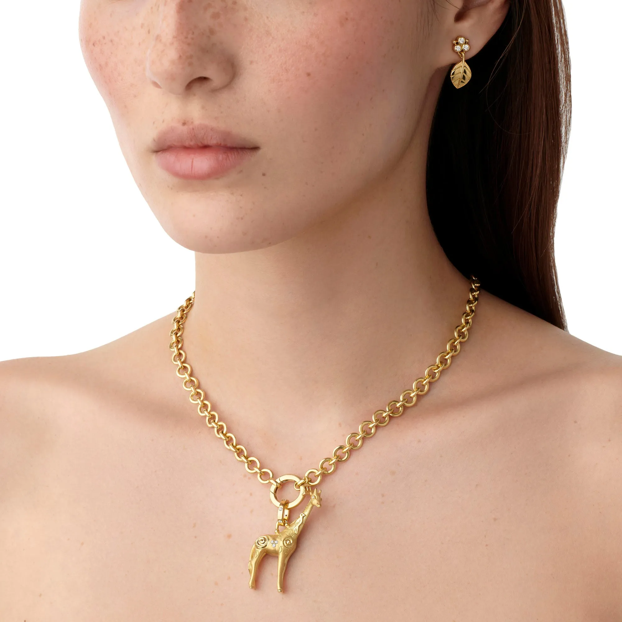 18K Twiga Giraffe Pendant sold by TEMPLE ST CLAIR product image thumbnail 4