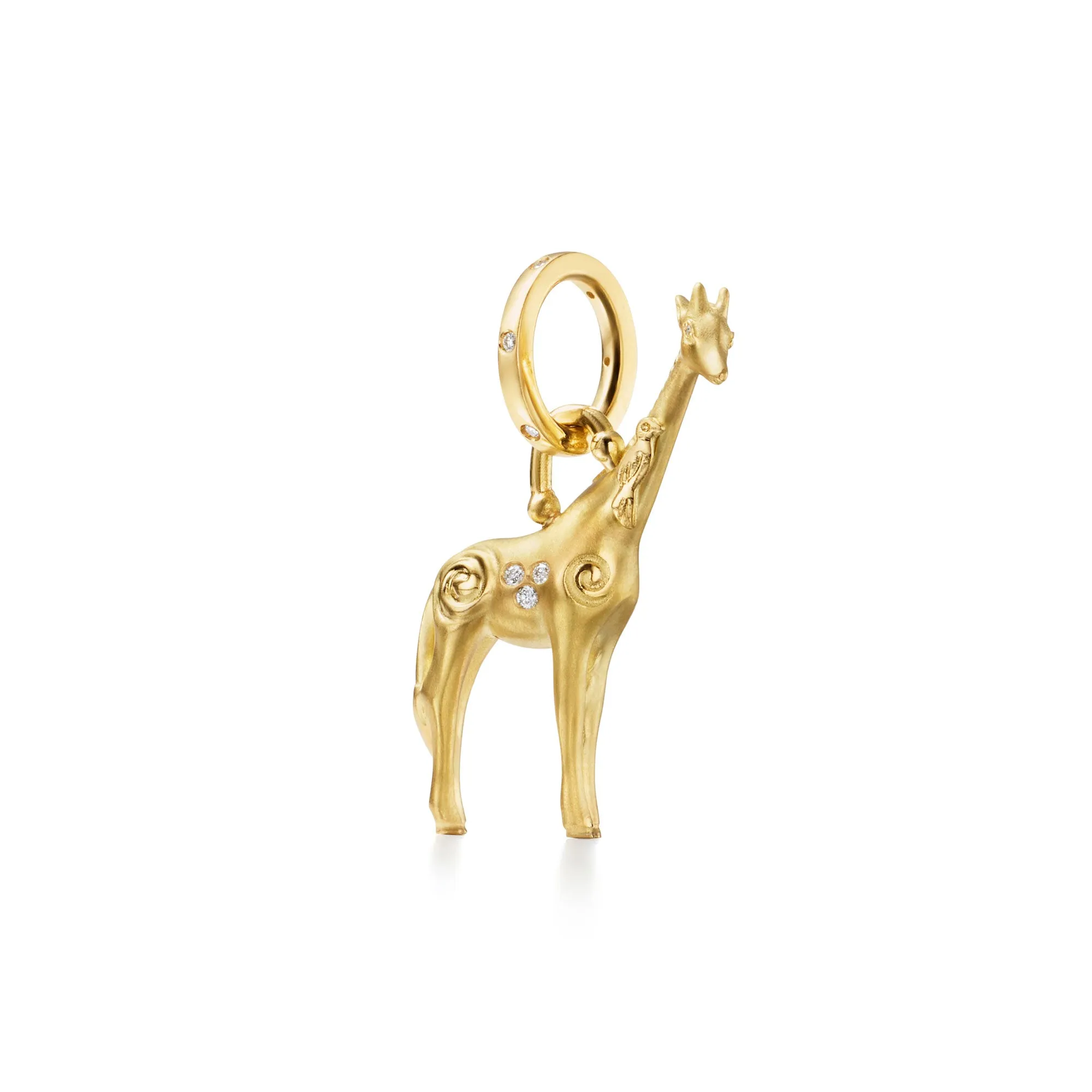 18K Twiga Giraffe Pendant sold by TEMPLE ST CLAIR