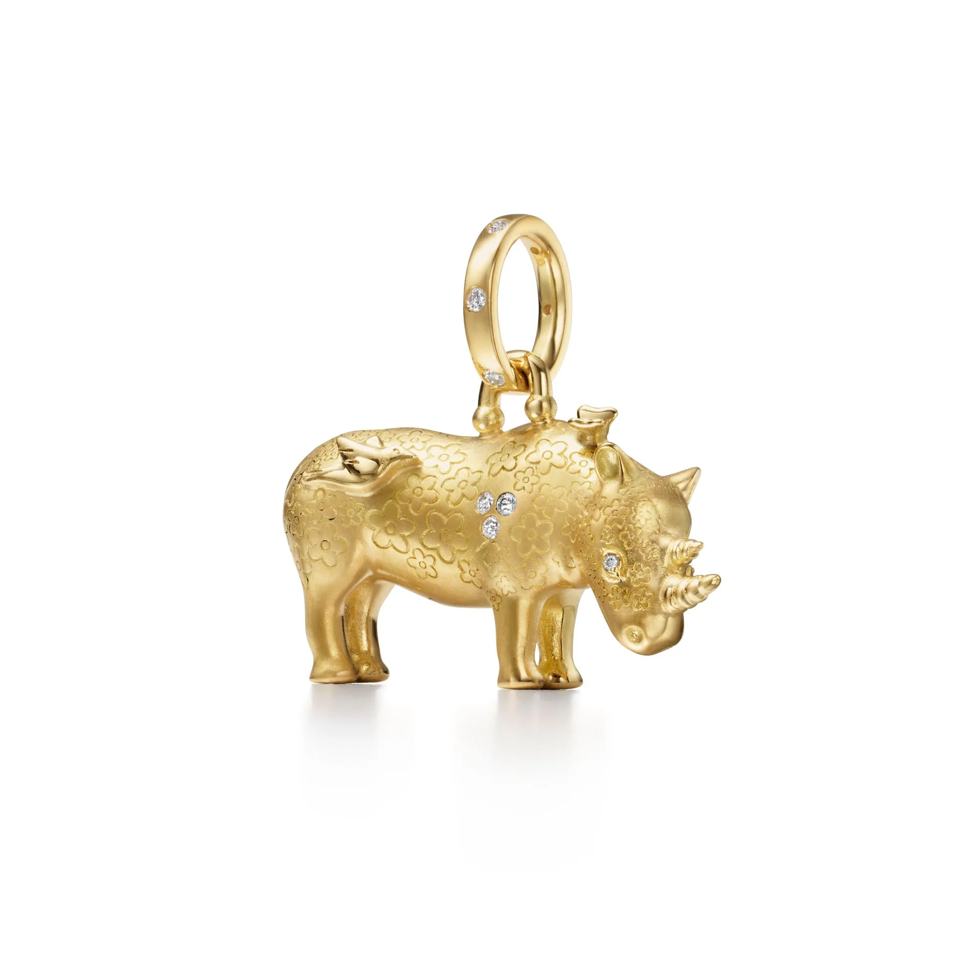18K Kifaru Rhino Pendant sold by TEMPLE ST CLAIR product image thumbnail 3