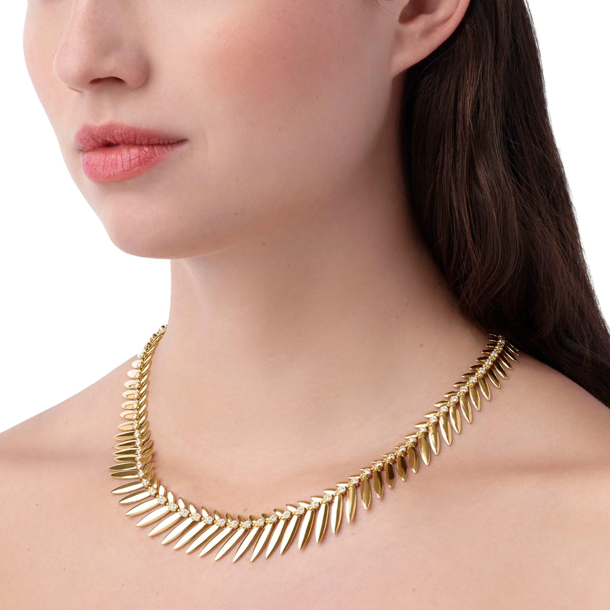 18K Natura Vine Necklace sold by TEMPLE ST CLAIR product image thumbnail 3