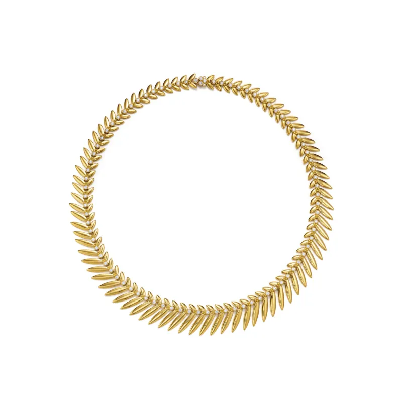 18K Natura Vine Necklace sold by TEMPLE ST CLAIR