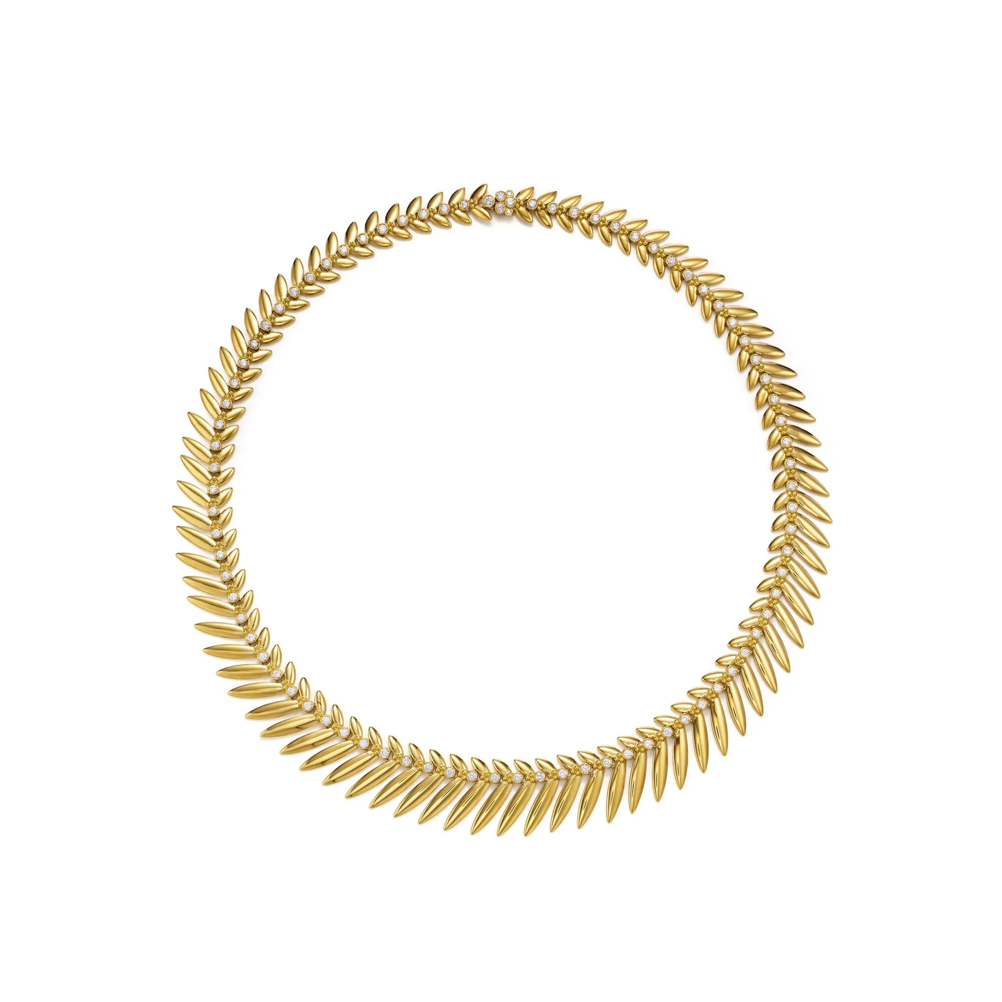 18K Natura Vine Necklace sold by TEMPLE ST CLAIR