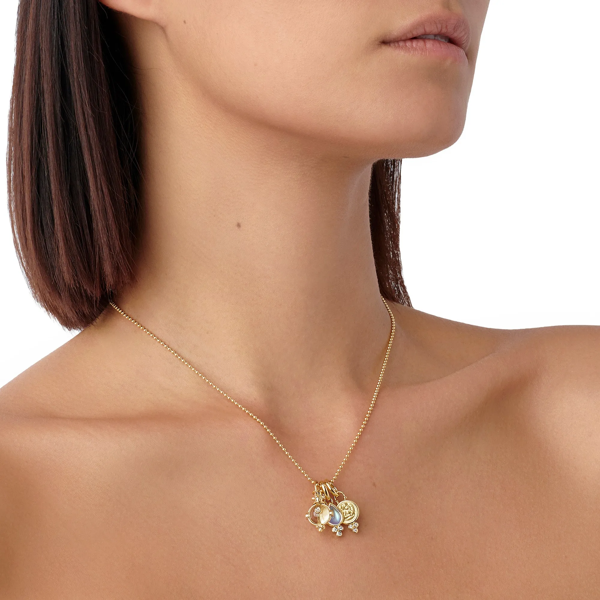 18K Signature Charm Necklace sold by TEMPLE ST CLAIR product image thumbnail 2