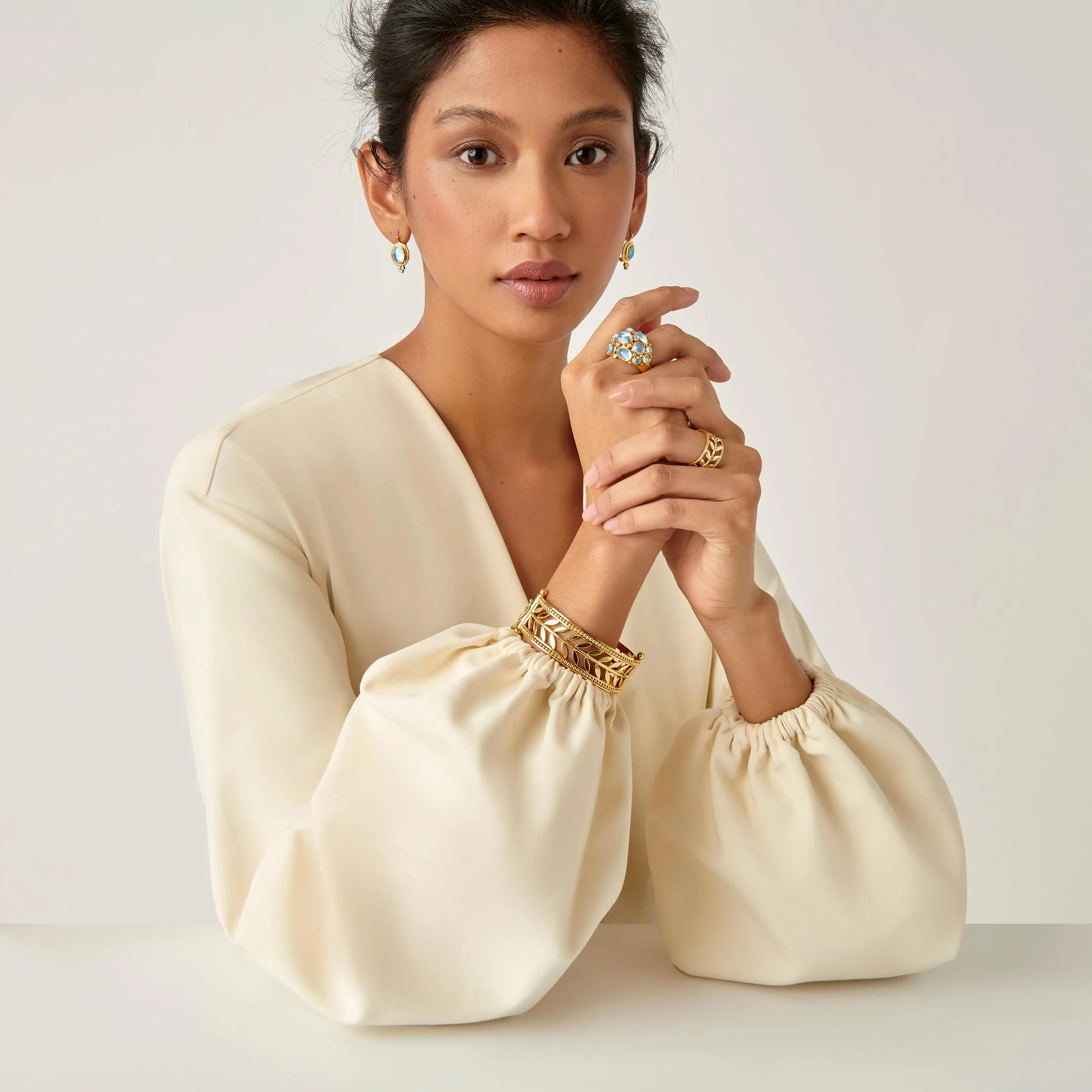 18K Vine Bracelet sold by TEMPLE ST CLAIR product image thumbnail 2