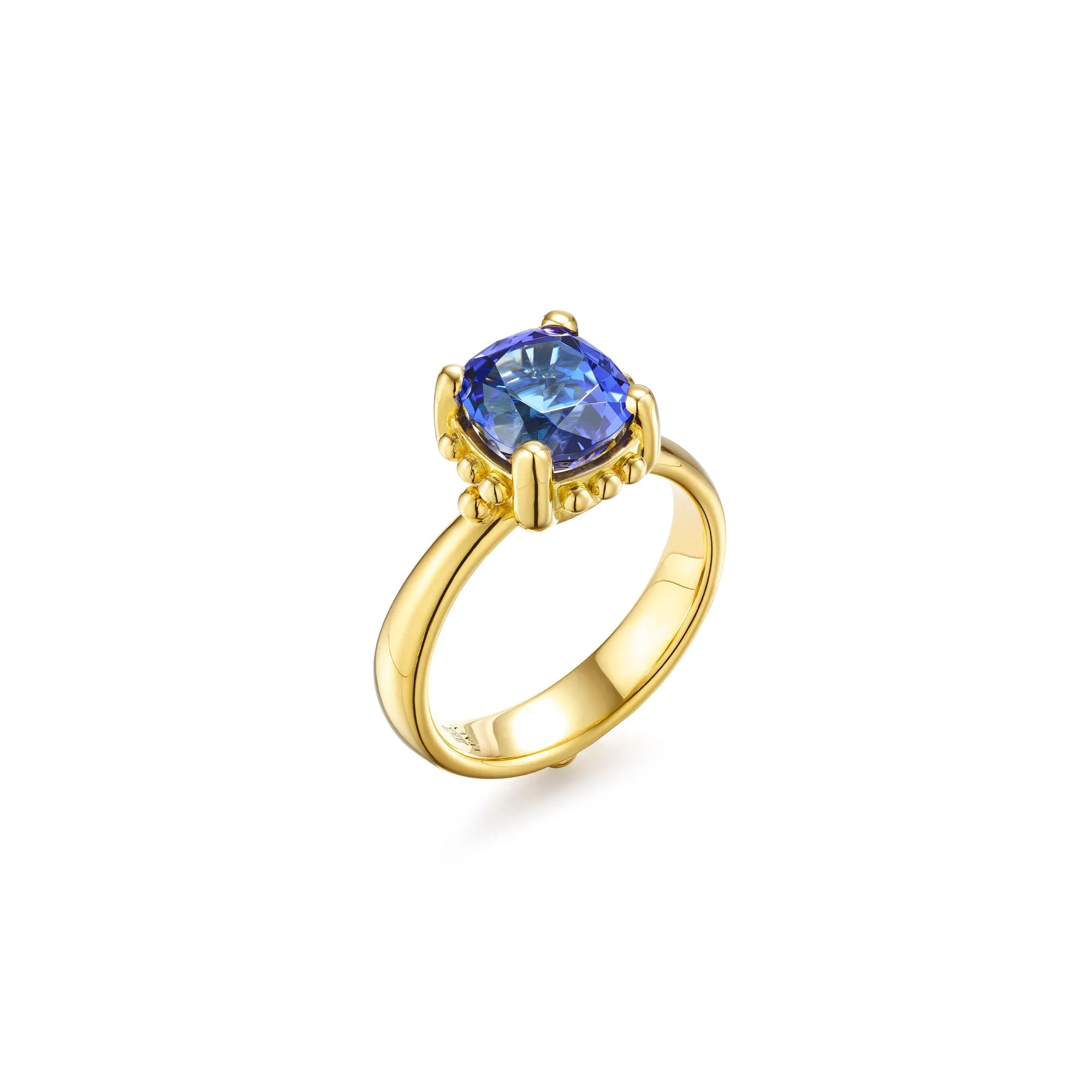 18K Tanzanite Sassini Ring sold by TEMPLE ST CLAIR