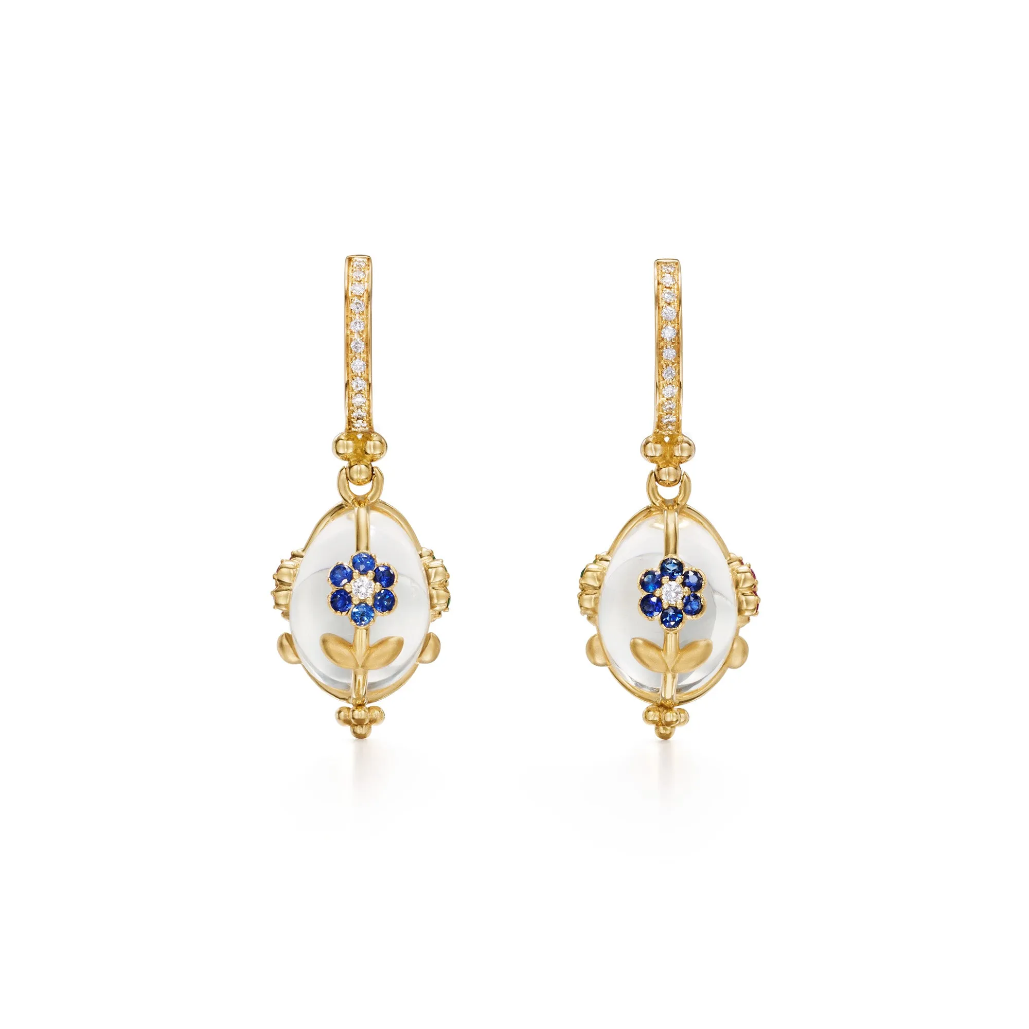 18K Fiori Amulet Earring sold by TEMPLE ST CLAIR