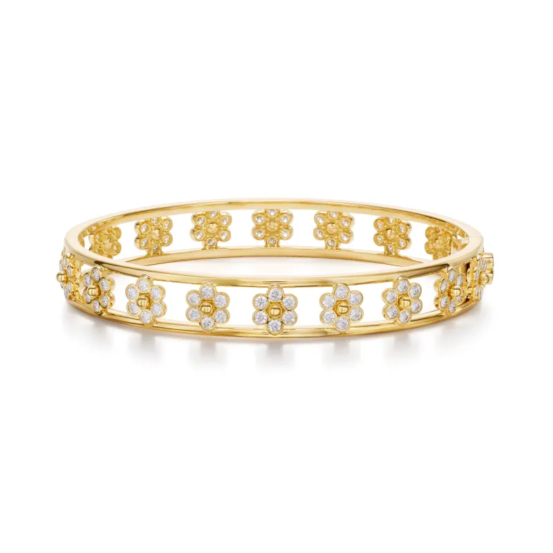 18K Diamond Fiori Bracelet sold by TEMPLE ST CLAIR