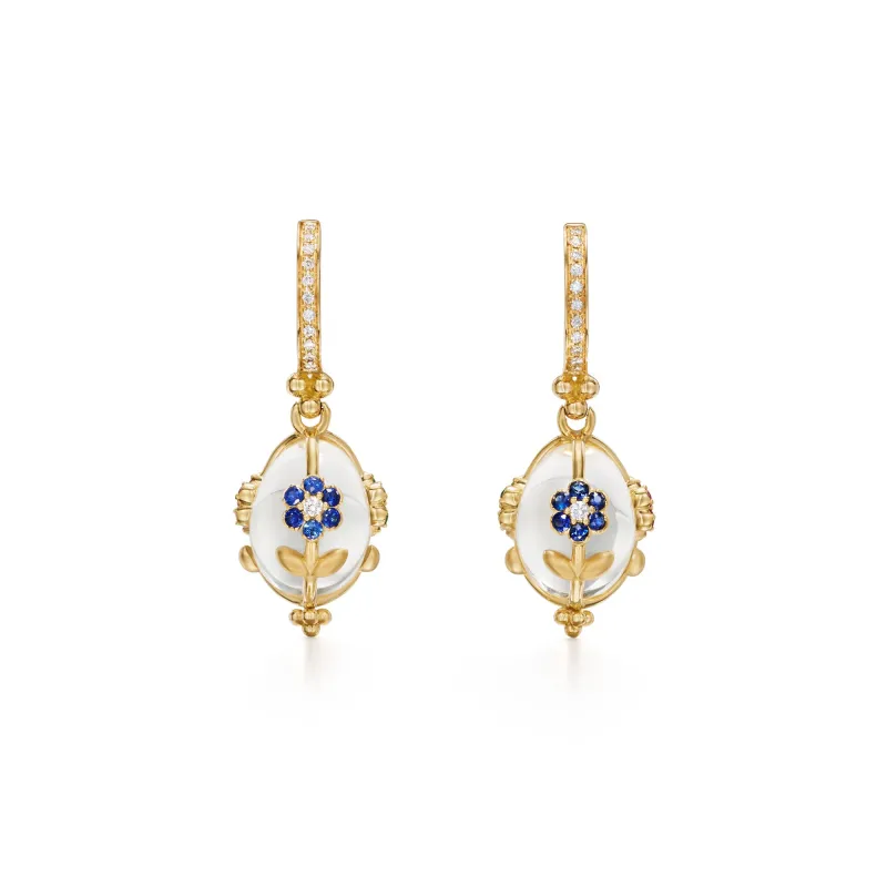 18K Fiori Amulet Earrings sold by TEMPLE ST CLAIR