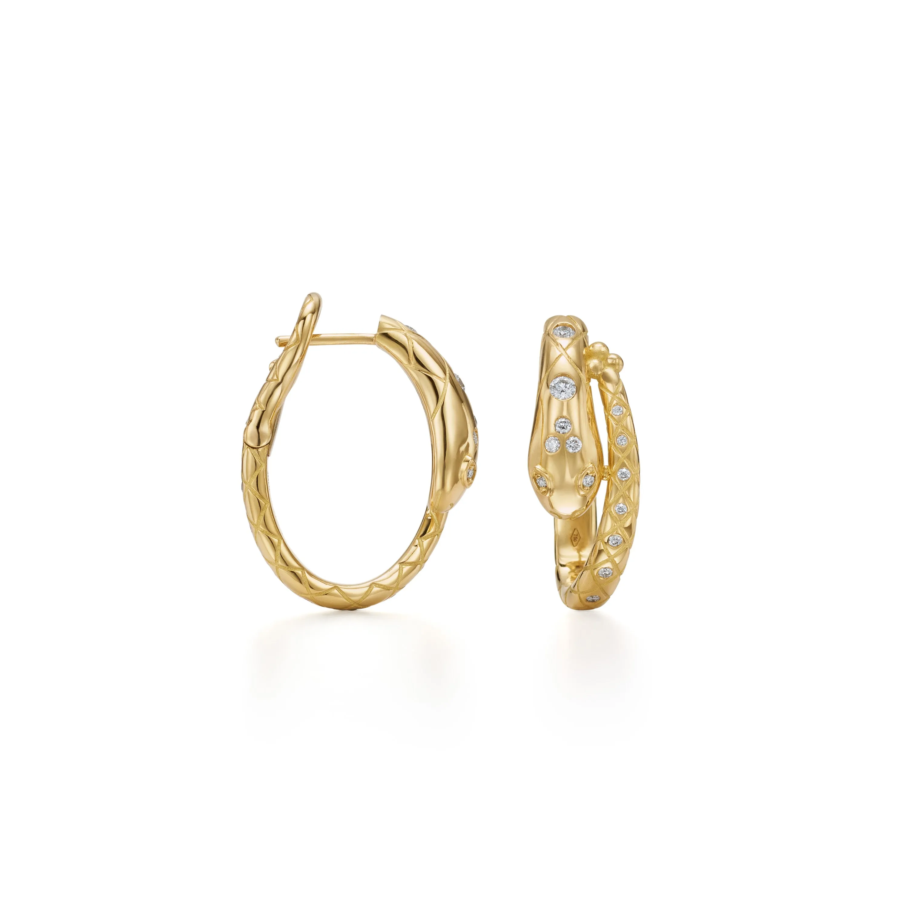 18K Delphi Serpent Hoops sold by TEMPLE ST CLAIR product image thumbnail 2