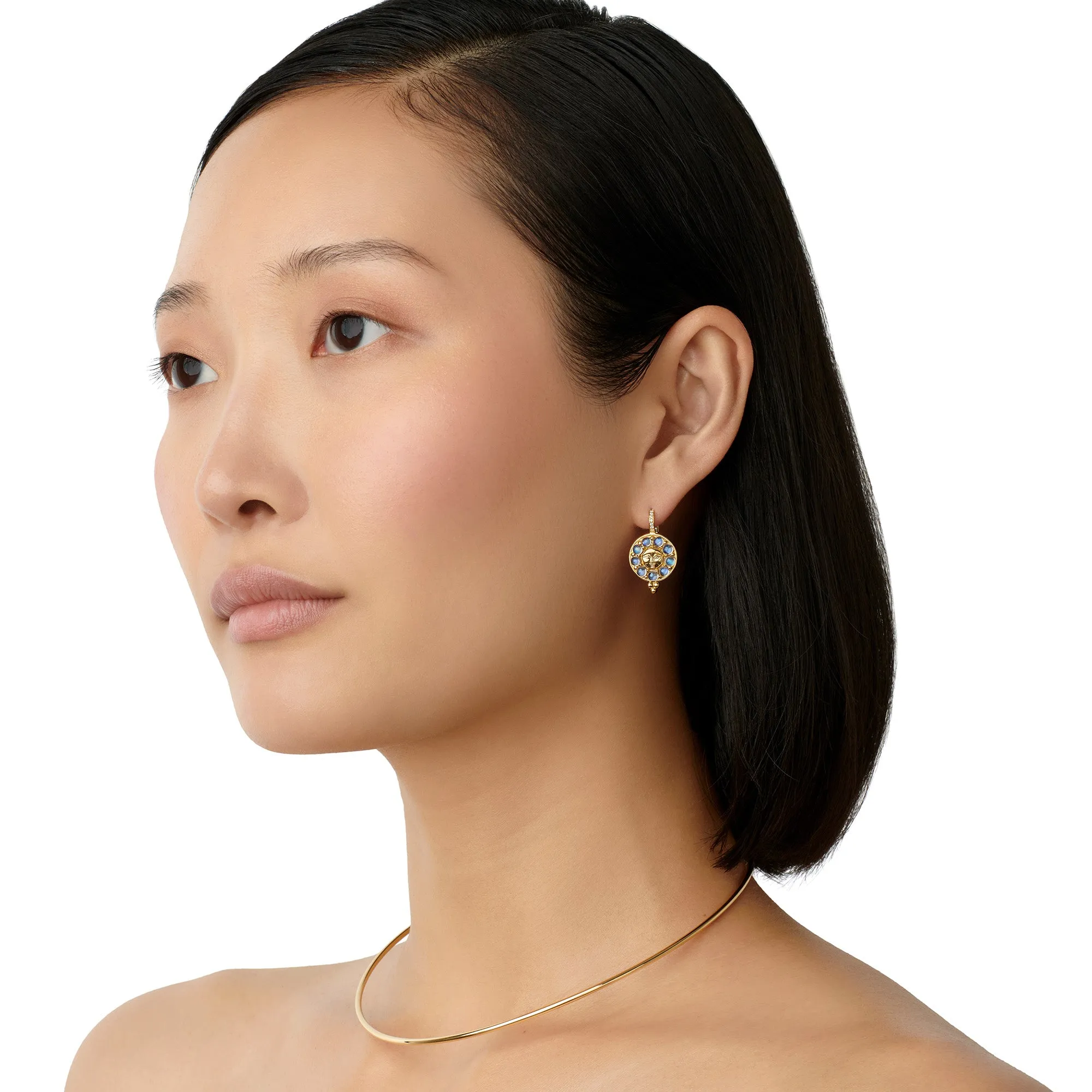 18K Selena Luna Earrings sold by TEMPLE ST CLAIR product image thumbnail 2