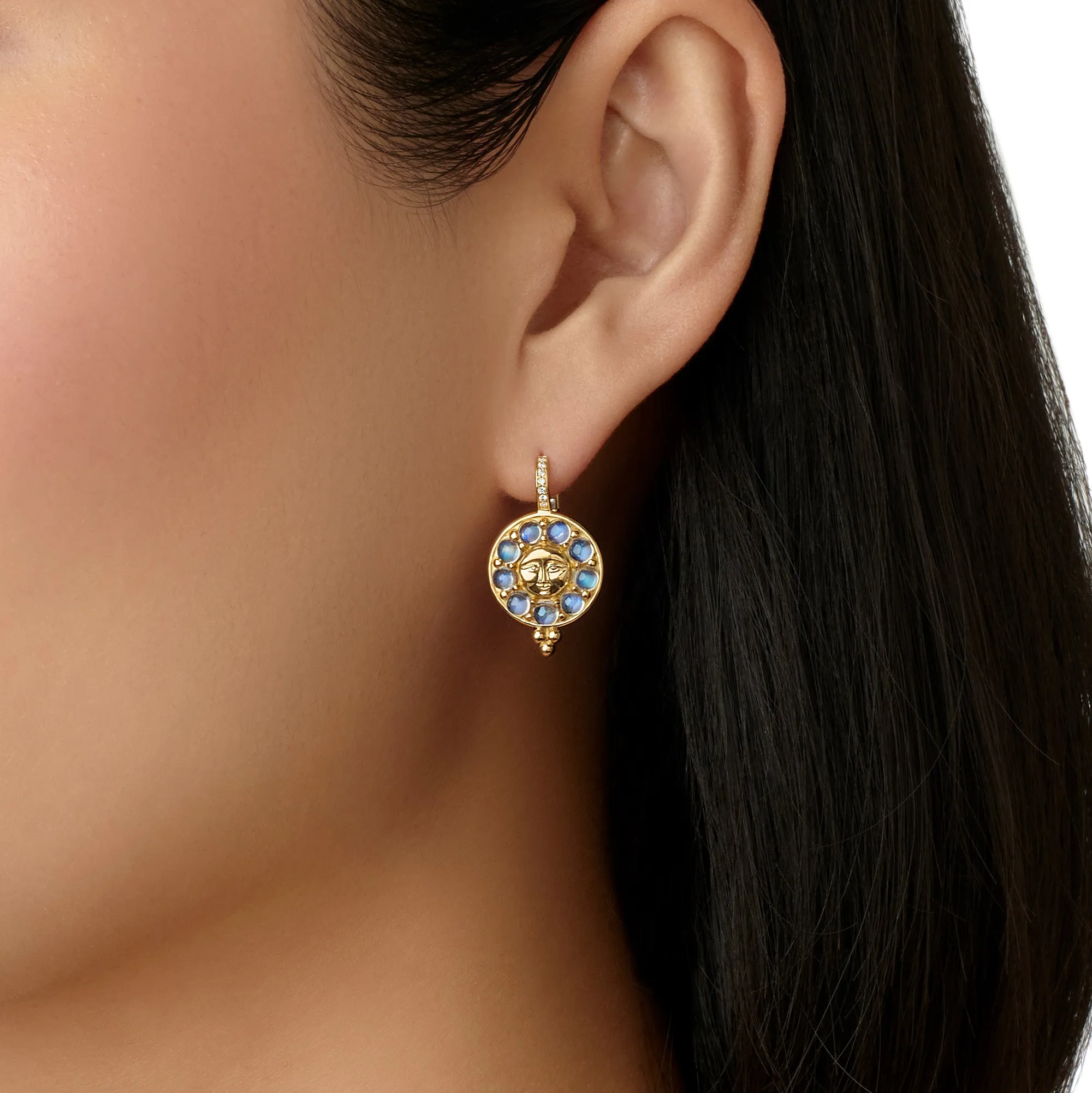18K Selena Luna Earrings sold by TEMPLE ST CLAIR product image thumbnail 3