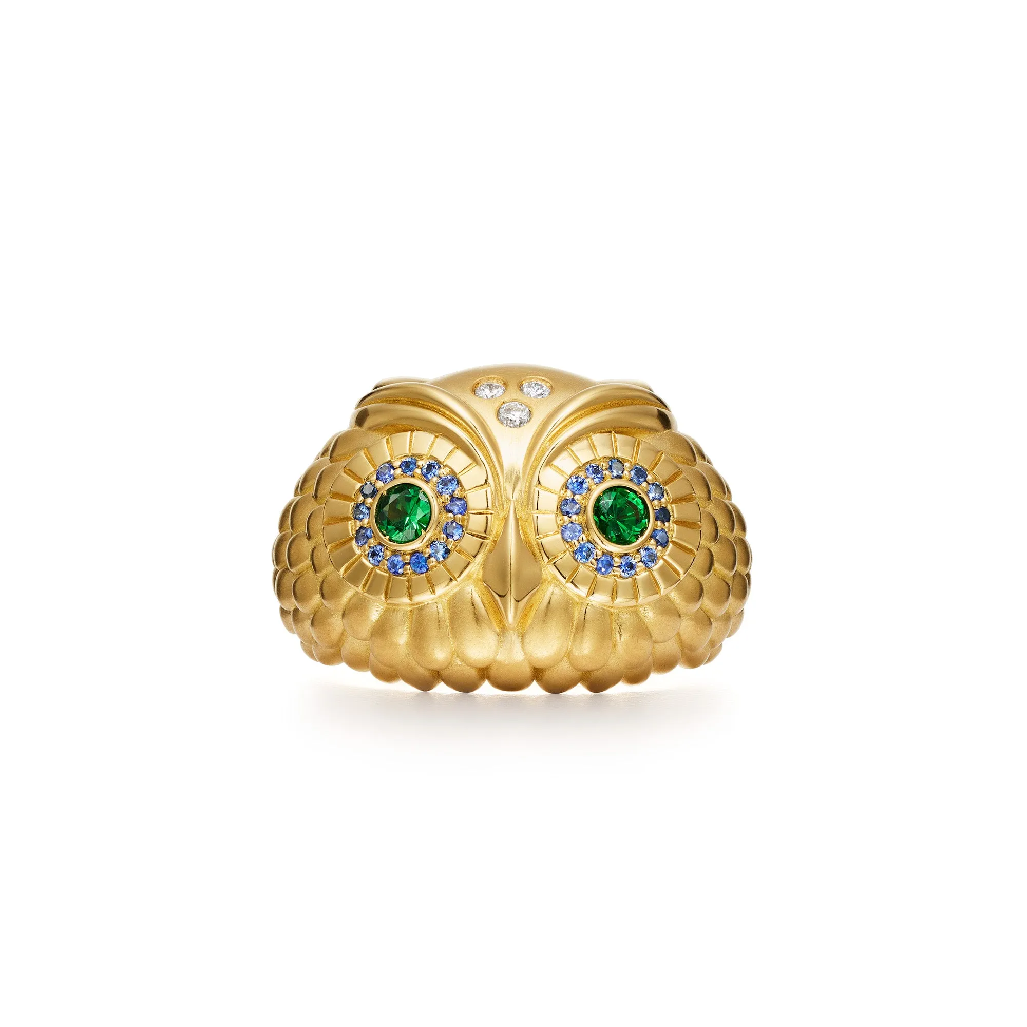 18K Athena Owl Ring sold by TEMPLE ST CLAIR product image thumbnail 2
