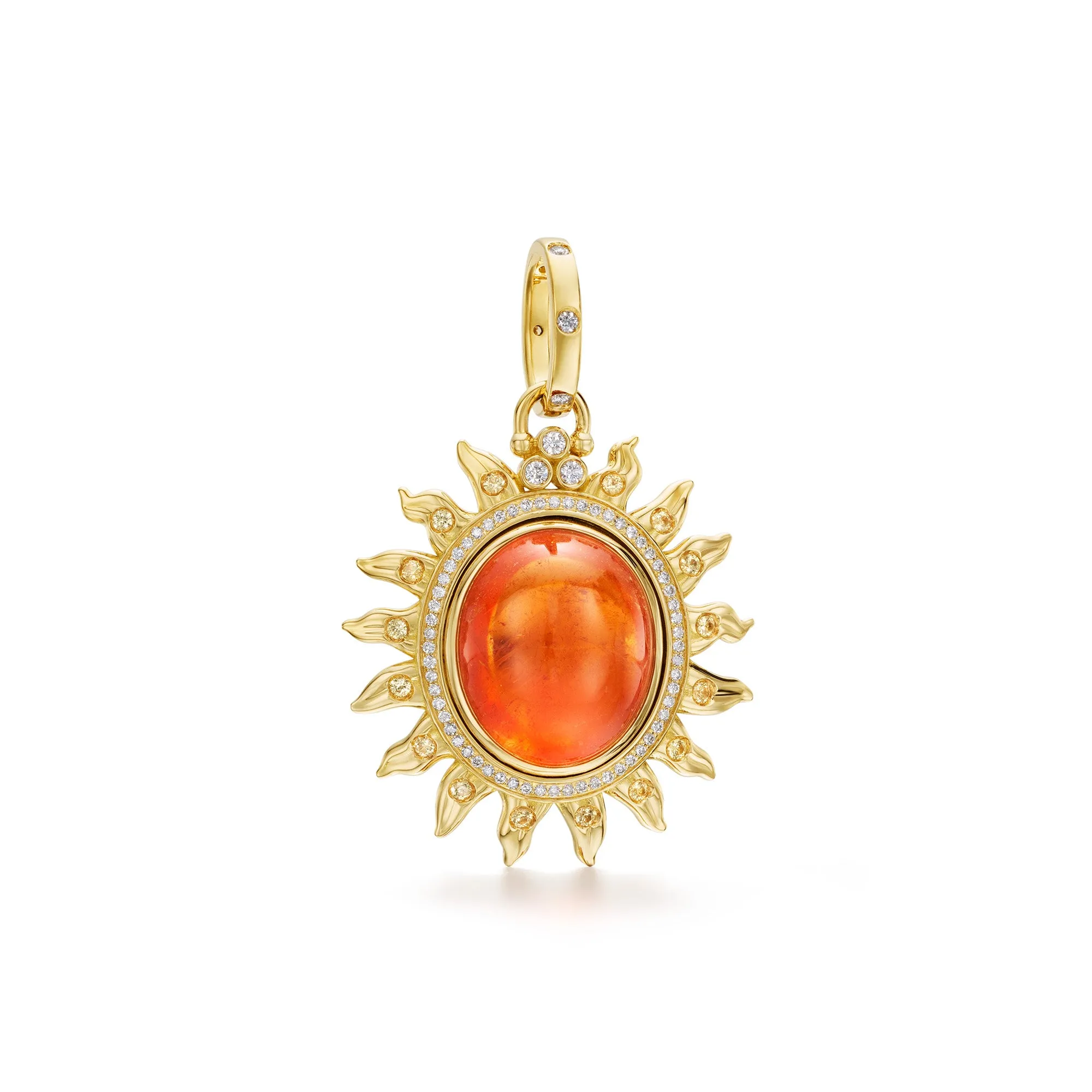 18K Solar Pendant sold by TEMPLE ST CLAIR