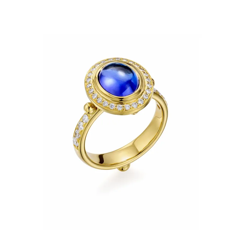 18K Tanzanite Callista Ring made by TEMPLE ST CLAIR