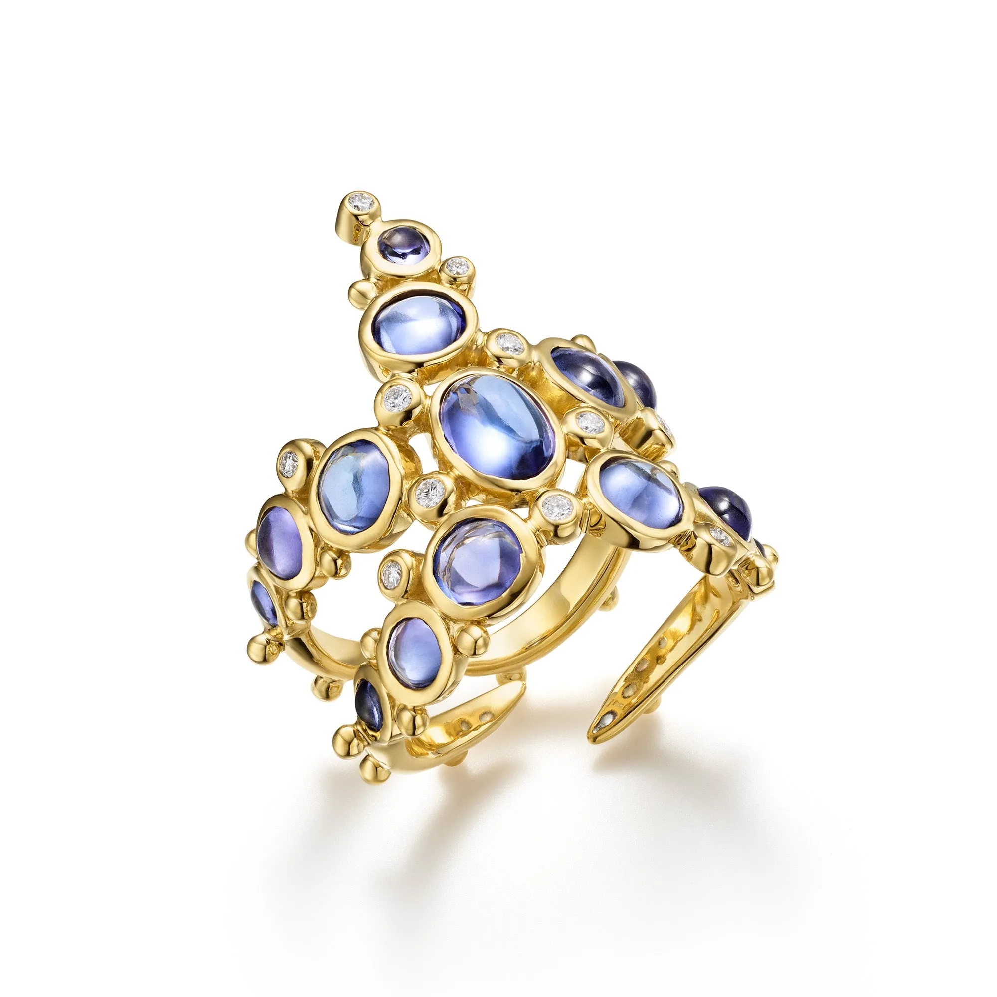 18K Tanzanite Cheeky Seastar Ring sold by TEMPLE ST CLAIR
